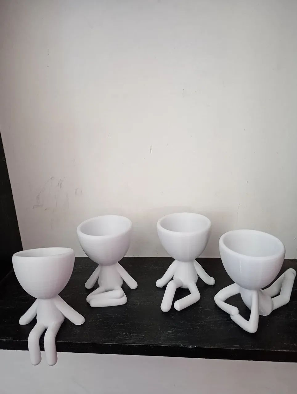 Mini Kit 4 Vasos Decorativos Robert Plant - Delicadeza e Estilo! - Foto 2