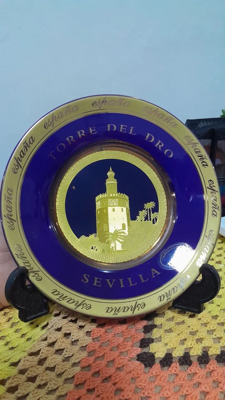 Vendo prato decorativo Torre de dro Sevilha - Foto 6