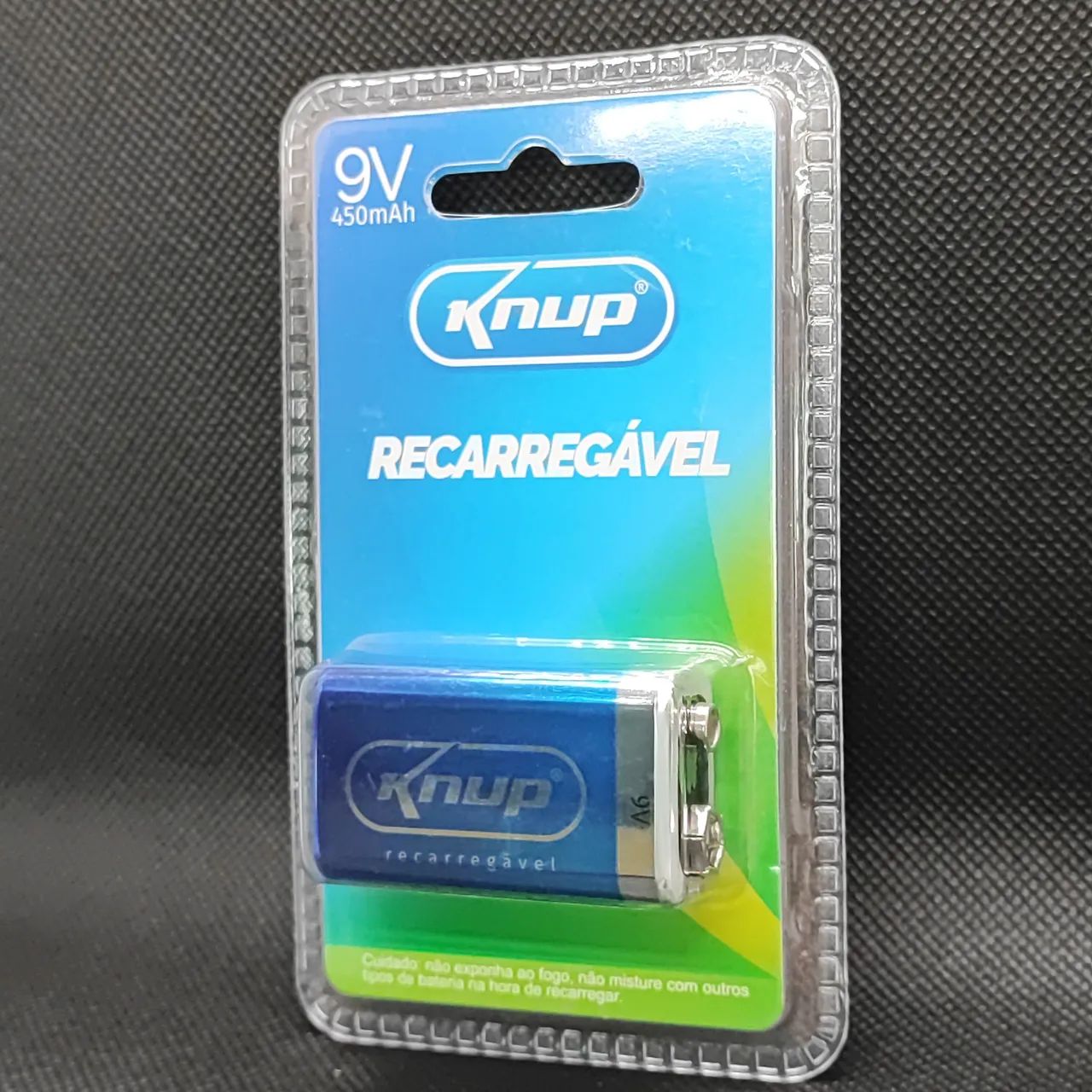 BATERIA 9V RECARREGÁVEL 450mAh