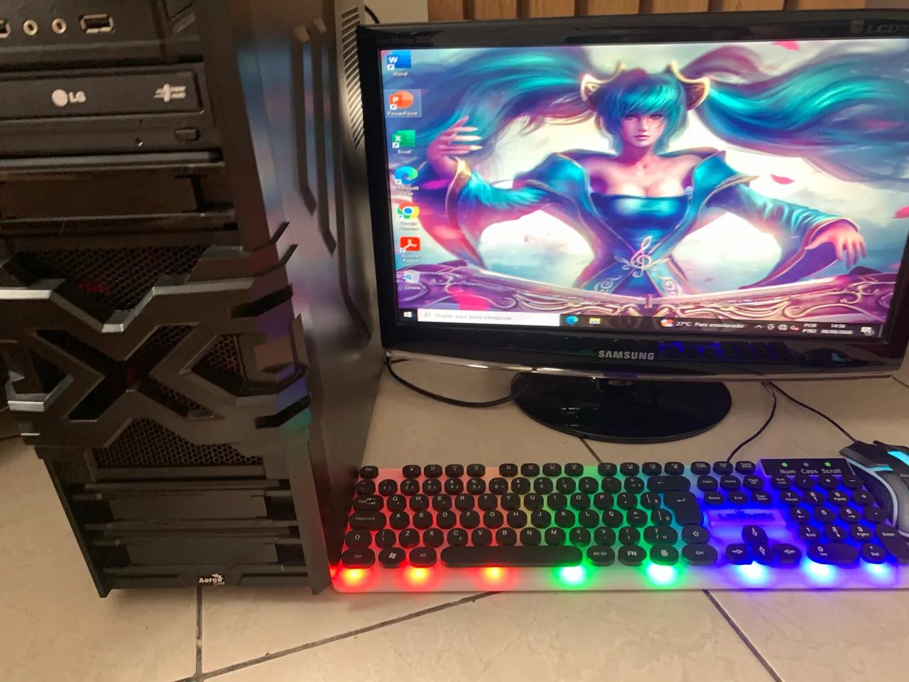 Computador gamer completo terceira geração 