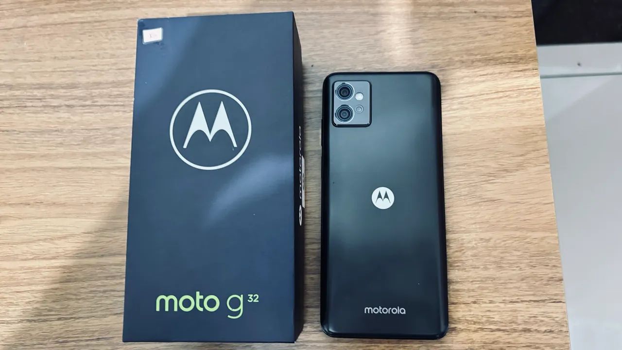 motorola moto g32 6.5 de 4g - 128 gh com 4gb  caixa ( impercavel) raro achar - dual chip - Foto 3