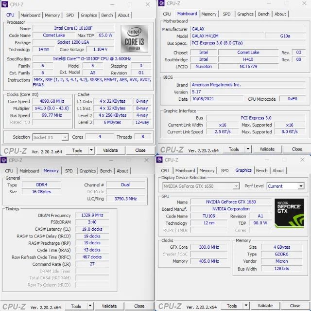 PC Gamer i3 10100F + GTX 1650 - Foto 4