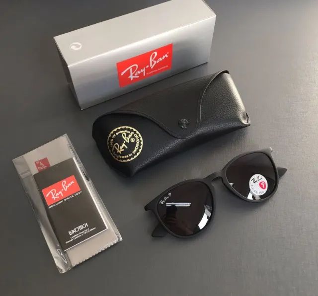 óculos de sol ray ban erika black  - Foto 5