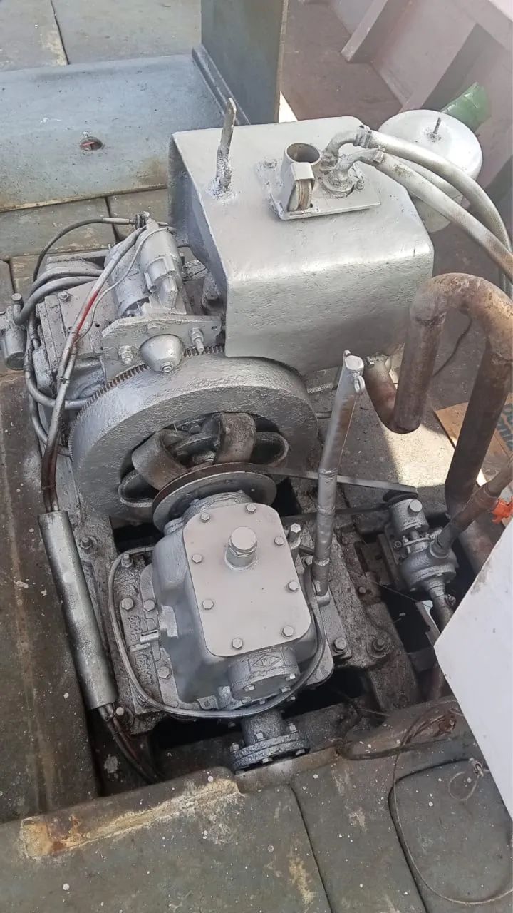 Motor NSB 18 completo com hélice reversor quadrado bomba refrigeração  - Foto 2