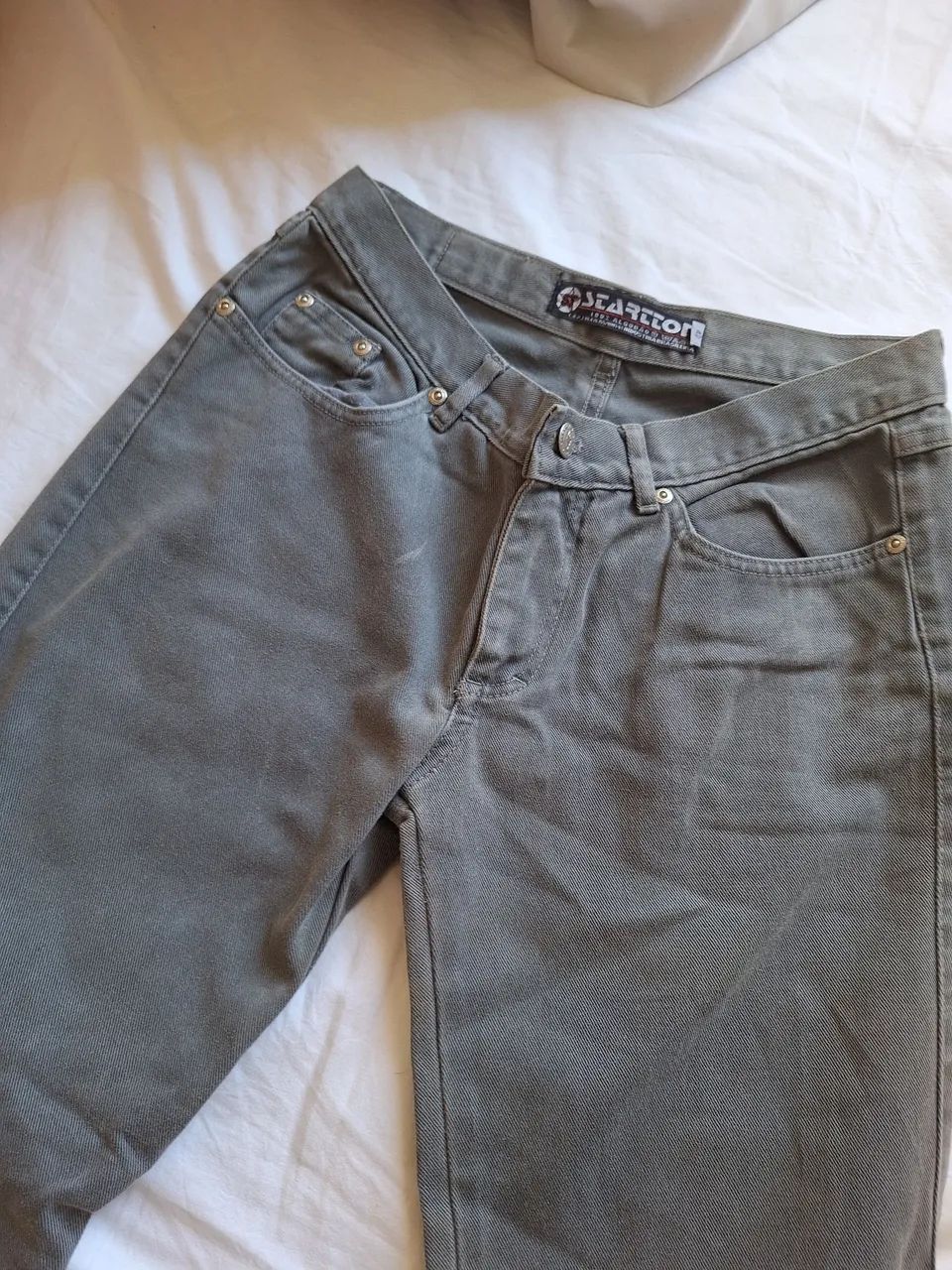 Calça jeans wide leg y2k vintage - Foto 3