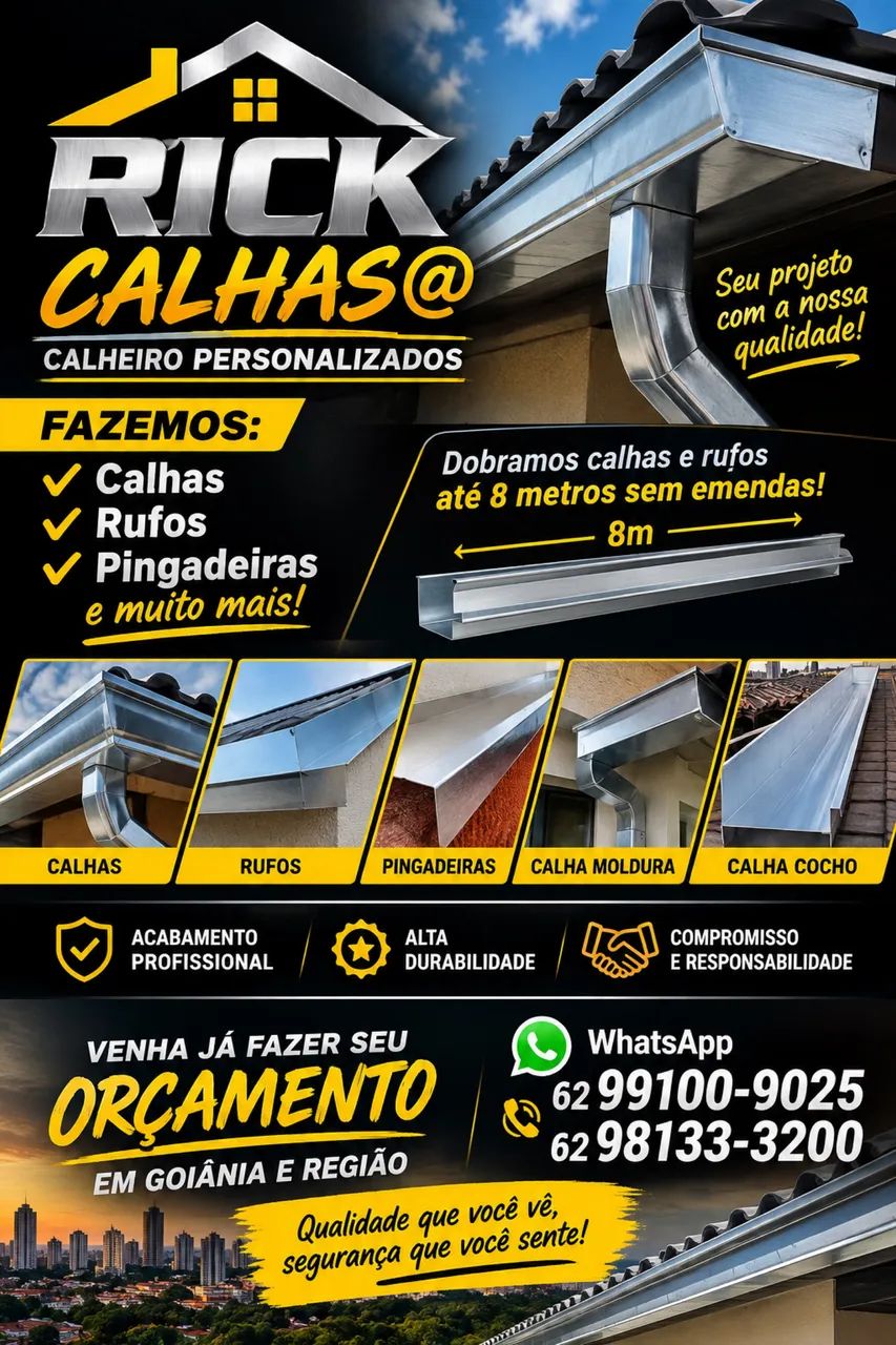 Rick calhas,rufos,e pingadeira  - Foto 2
