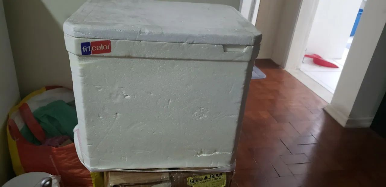 Caixa isopor com alça 36l