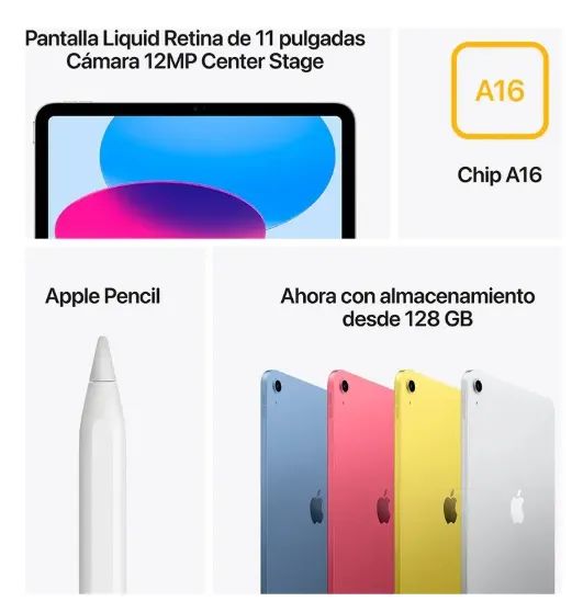 Apple Ipad 11 A3354 Wi-fi 128gb e 6GB de ram color Azul - Foto 2