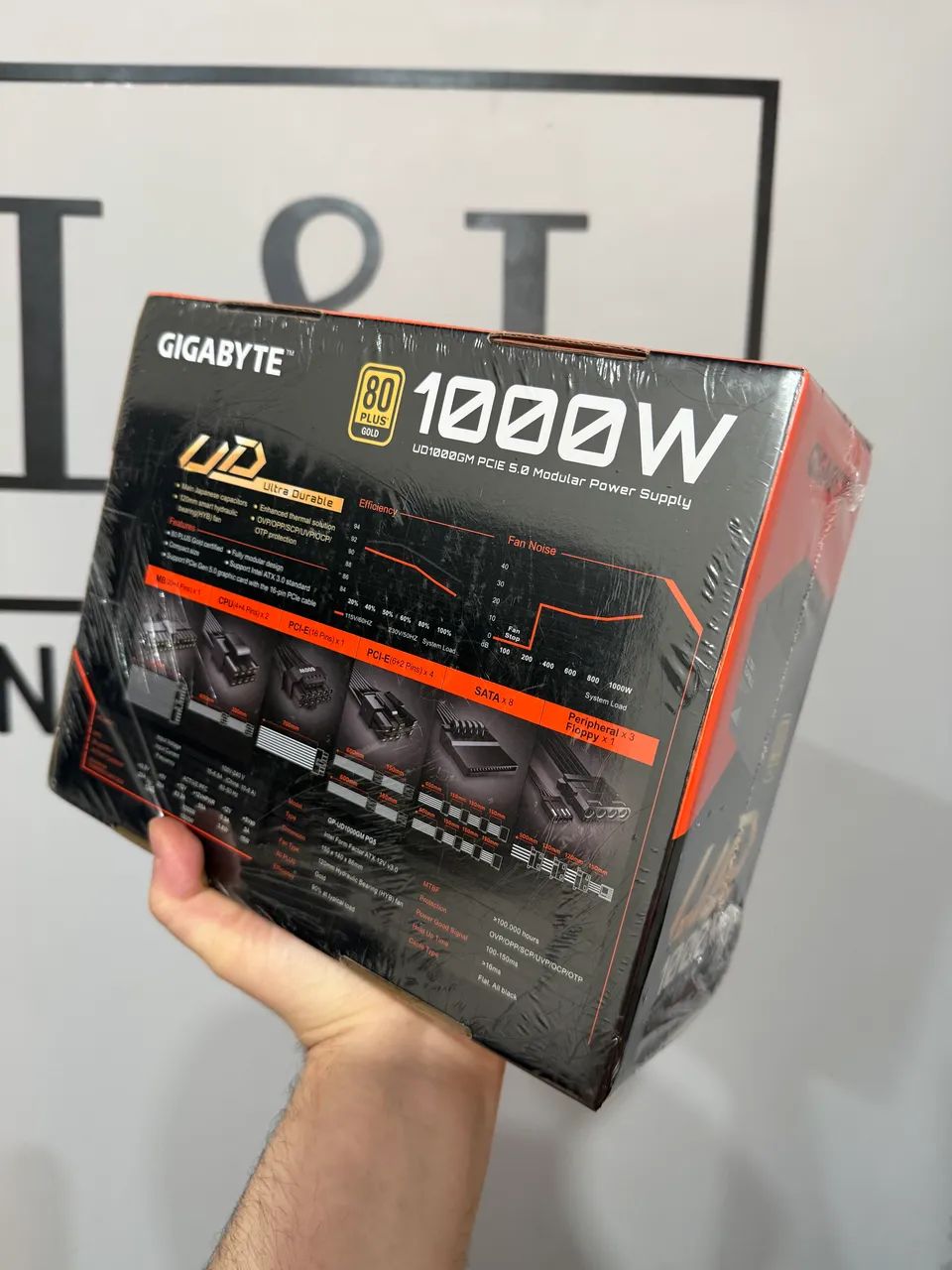 FONTE GIGABYTE 1000W 80 PLUS GOLD - Foto 4