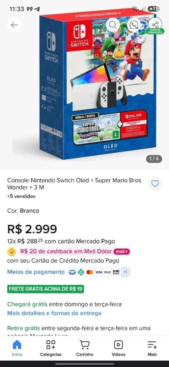Nintendo switch oled 