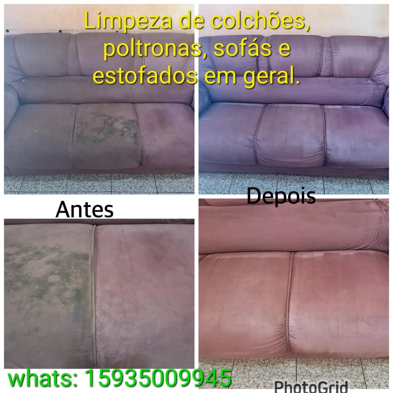Higienizacao de sofás, colchão e bancos de carros - Foto 2