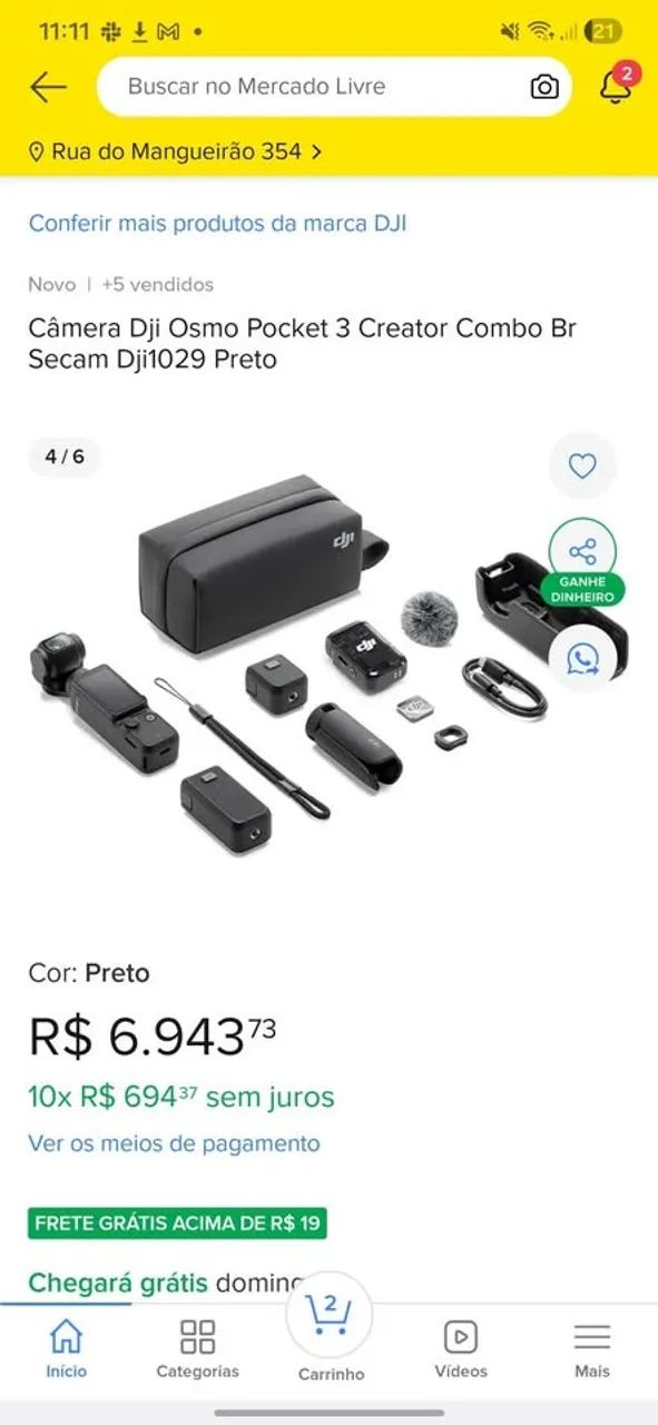 DJI Osmo Pocket 3 Creator Combo - Foto 2