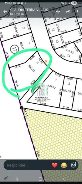 LOTE A VENDA EM CONDOMINIO NO BAIRRO RESIDENCIAL JARDINS 537MA² - Foto 2