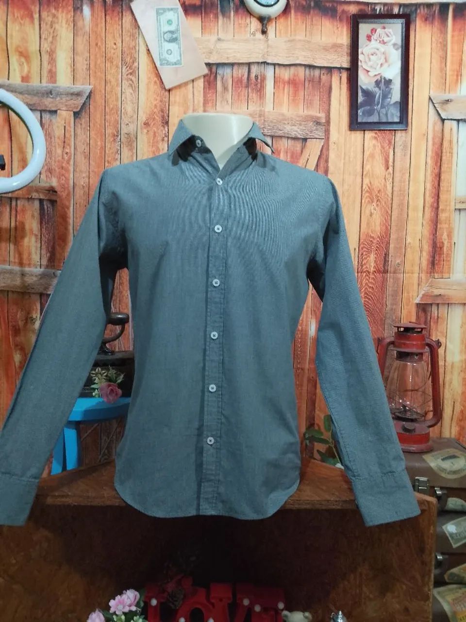 Camisas masculinas P/M $39 cada uma - Foto 4