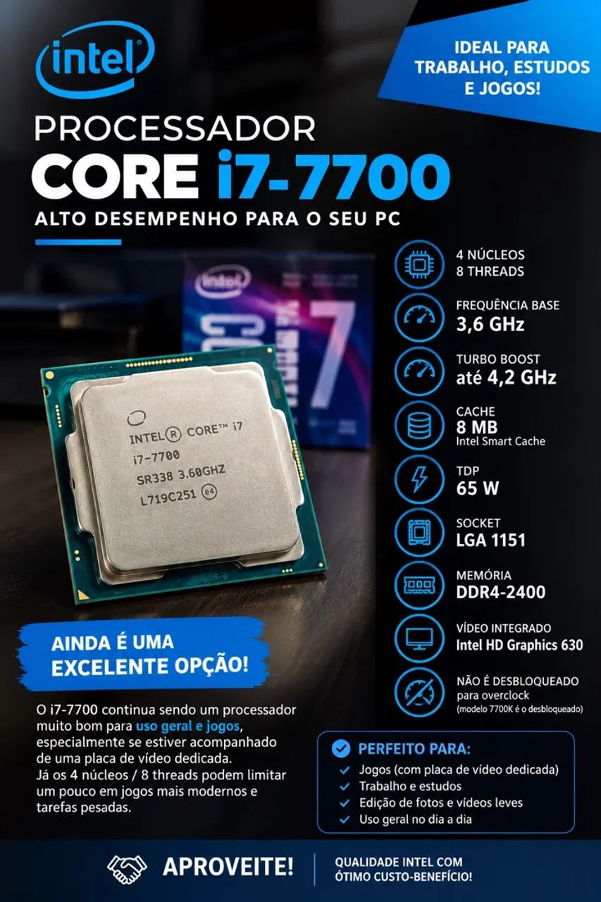 INTEL CORE I7 7700