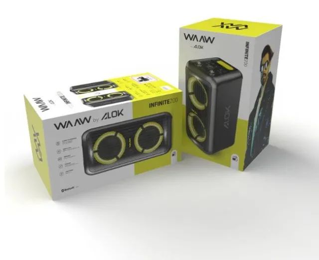 Caixa Party Box Alok WaaW Infinite 200 - Foto 4