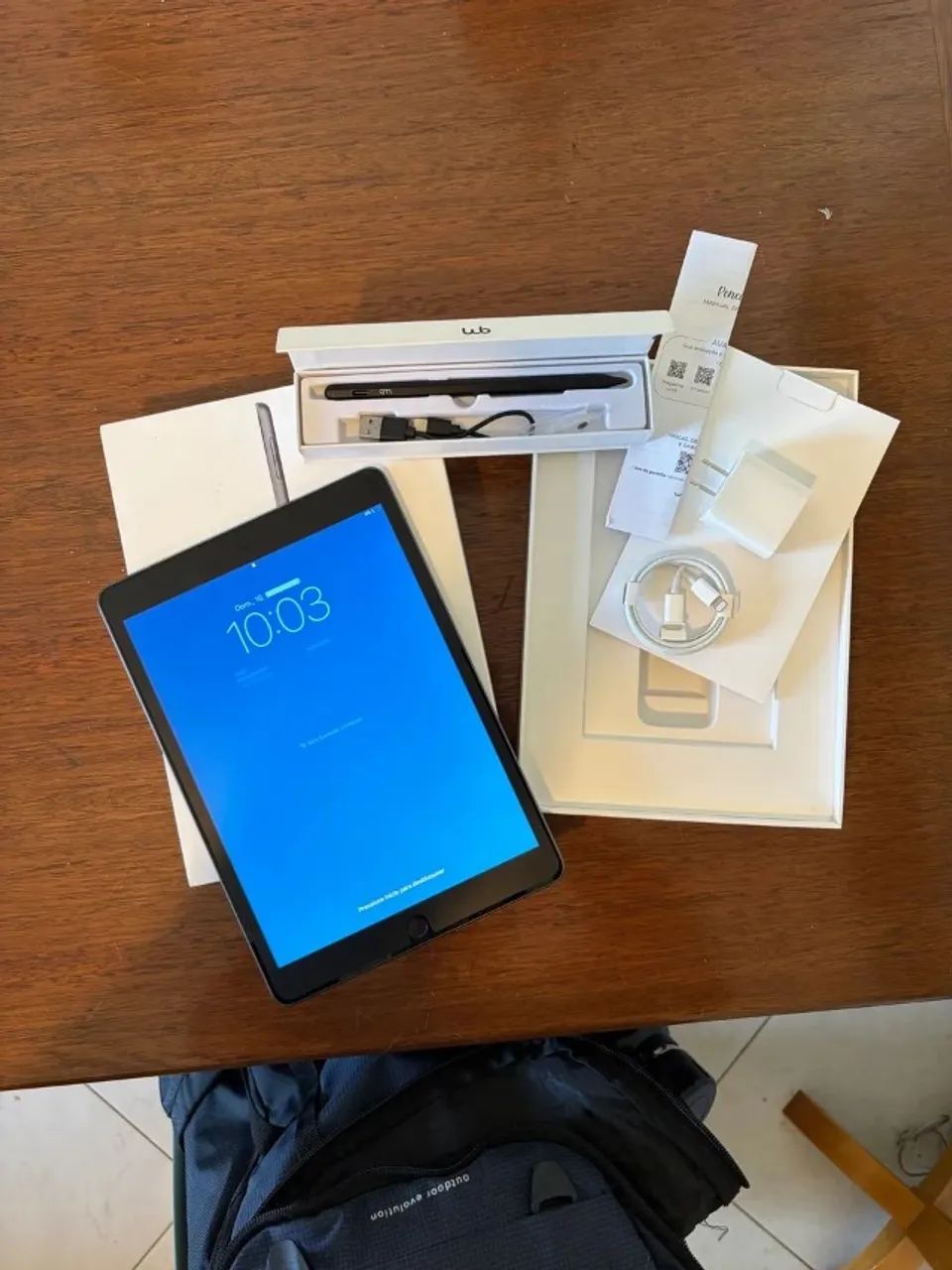 Ipad 9 64gb Silver + Caneta Pencil WB (novíssimo) - Foto 4