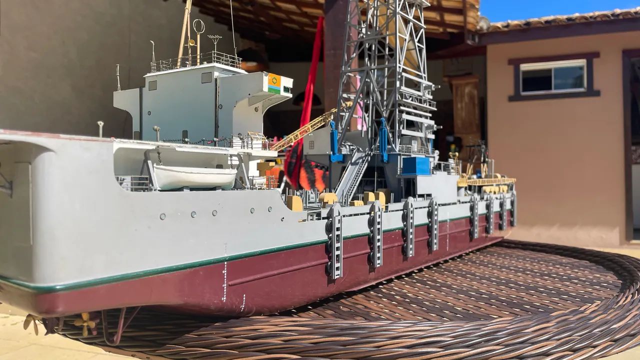 Raridade maket profissional barco petrobras Ii - Foto 5