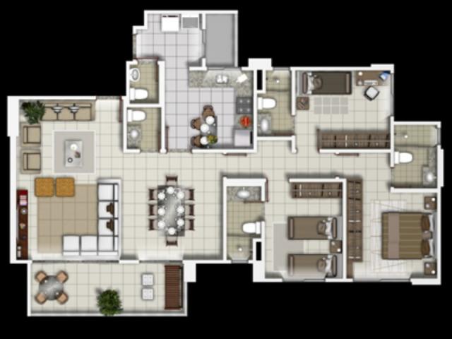 3 Suites Individuais COMPLETO EM ARMÁRIOS modernos com um lazer completo - Foto 6