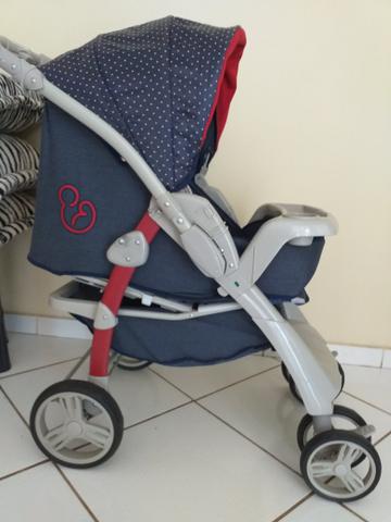 Carrinho de bebe galzerano Optimus Jeans - Foto 2
