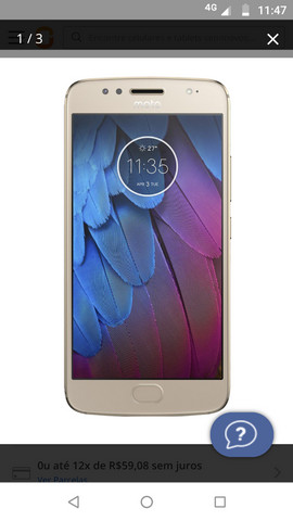 Vendo um moto G 5s