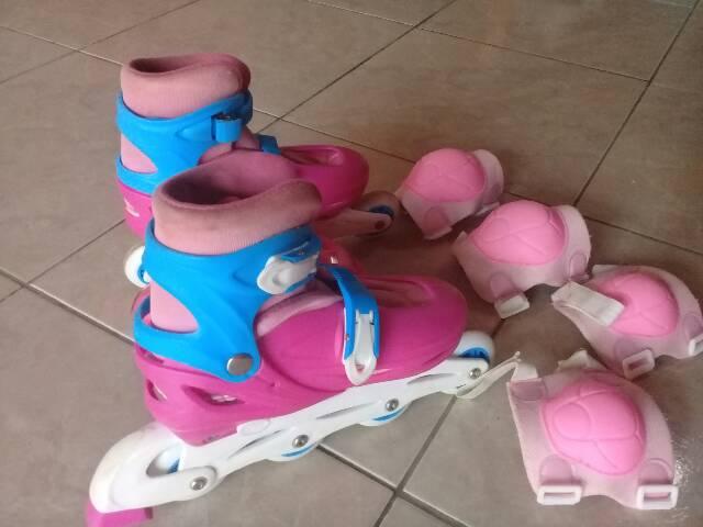 Patins com kit de proteção. R$170,00 - Foto 3