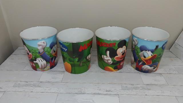 Potes do Mickey - Novos - sem uso - 04 peças - Foto 2