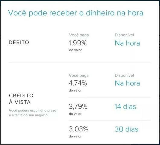 Máquina De Cartão Débito E Crédito Point Mini - Mercado Pago - Foto 3