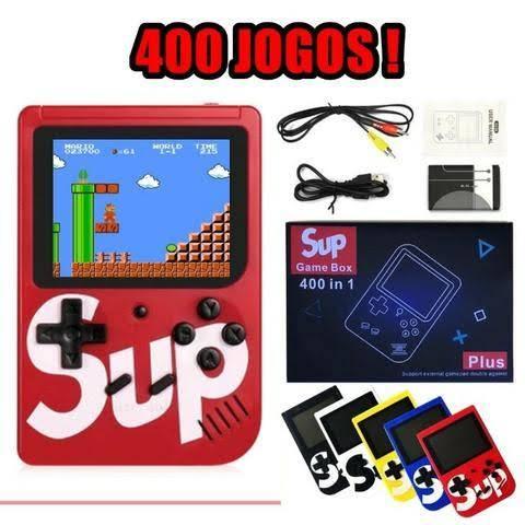 Vídeo Game Portátil 400 Jogos Internos Mini Game Sup Retro - Foto 2