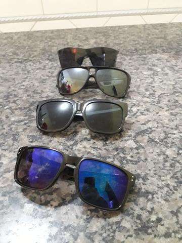 Vendo Oculos solares todos por 100 Reais . Aceito troca em algo do meu interesse