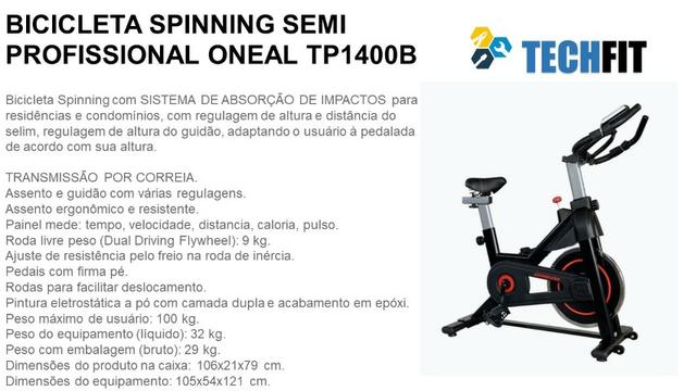 Bike - bicicleta de spinning oneal
