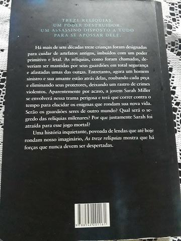 Livro As treze relíquias - Foto 2