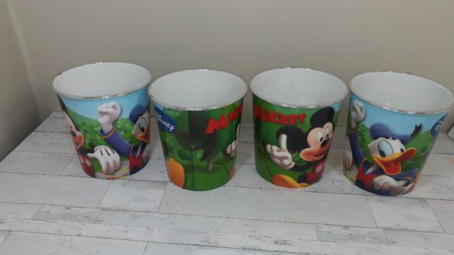 Potes do Mickey - Novos - sem uso - 04 peças - Foto 3