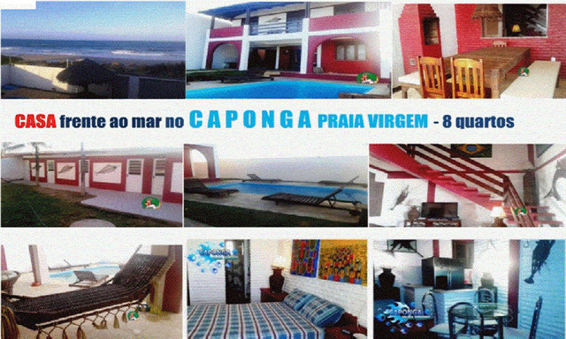 Caponga Praia, 8 quartos. Frente ao mar, Datas disponíveis foto calendário -até 20 pessoas - Foto 8