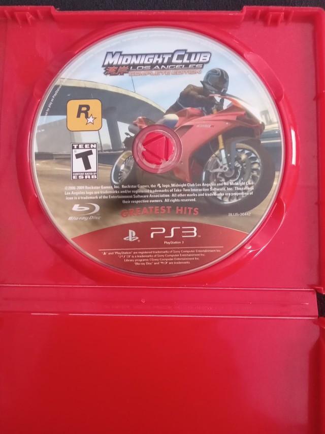 Jogo Ps3 Midnight Club Los Angeles Original Playstation 3