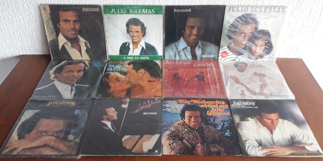 Lps - Julio Iglesias - lote com discos vinil