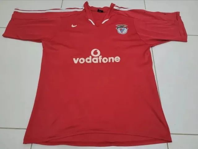 Vintage Benfica Red Shirt Vodafone Nike #20 Sokota