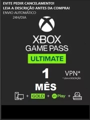 Xbox Game Pass Ultimate 6 Meses Assinatura - 25 Dígitos Xbox - Desconto no  Preço