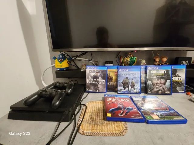 Console Playstation 4 E Jogo God Of War Ragnarok Sony Cor Preto