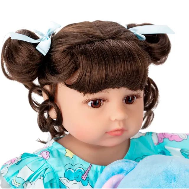 Boneca Bebê Reborn Gatinha - Brastoy<br><br> - Artigos infantis - Afonso  Pena, São José dos Pinhais 1256950922