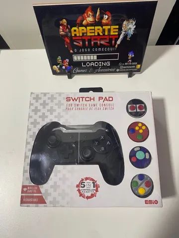 Controle 5 in 1 nintendo switch 