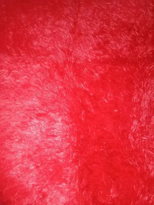 Tapete felpudo vermelho para quarto 
