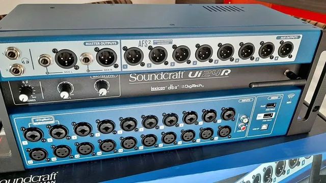 Mesa de Som Digital Soundcraft UI24R ( Nova Com Upgrade )