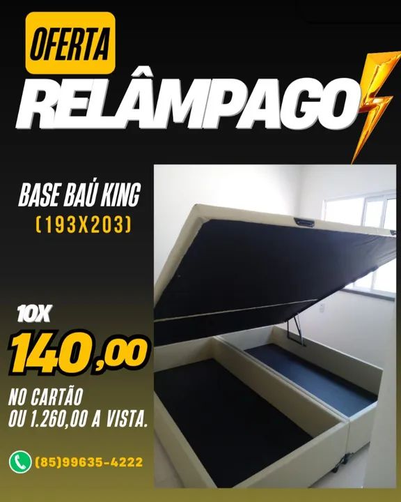 BASE BAÚ TODOS OS TAMANHOS  - Foto 4