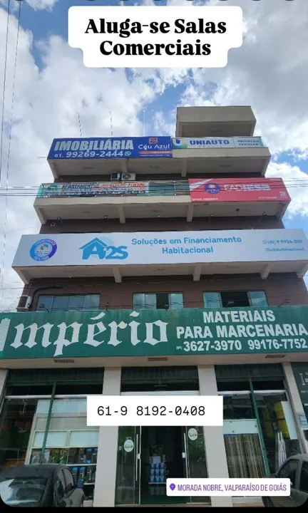 Excelentes Salas Comerciais em Valparaíso de Goiás BR 040