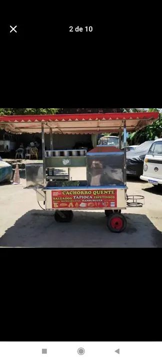 Carrinho de lanche 5 em 1 Completo para Venda