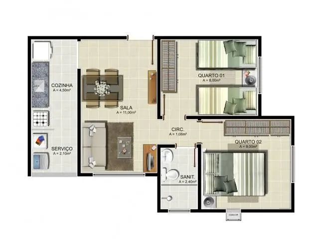 vendo ou troco chave de apartamento no condominio riviera club - Foto 2