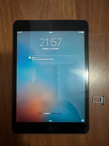 32gb ipad mini 32gb 2gb sim chip e wi-fi tela de 7.9 polegadas ultra hd filmes series musi - Foto 2