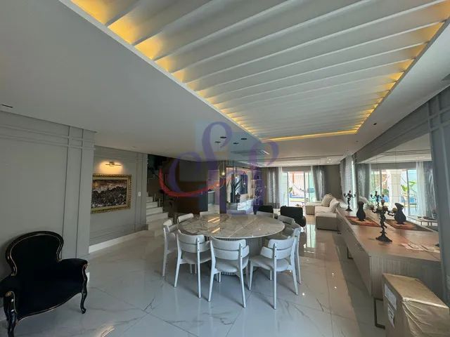 Belíssima casa mobiliada no Alphaville Fortaleza com 4 suítes - Foto 3