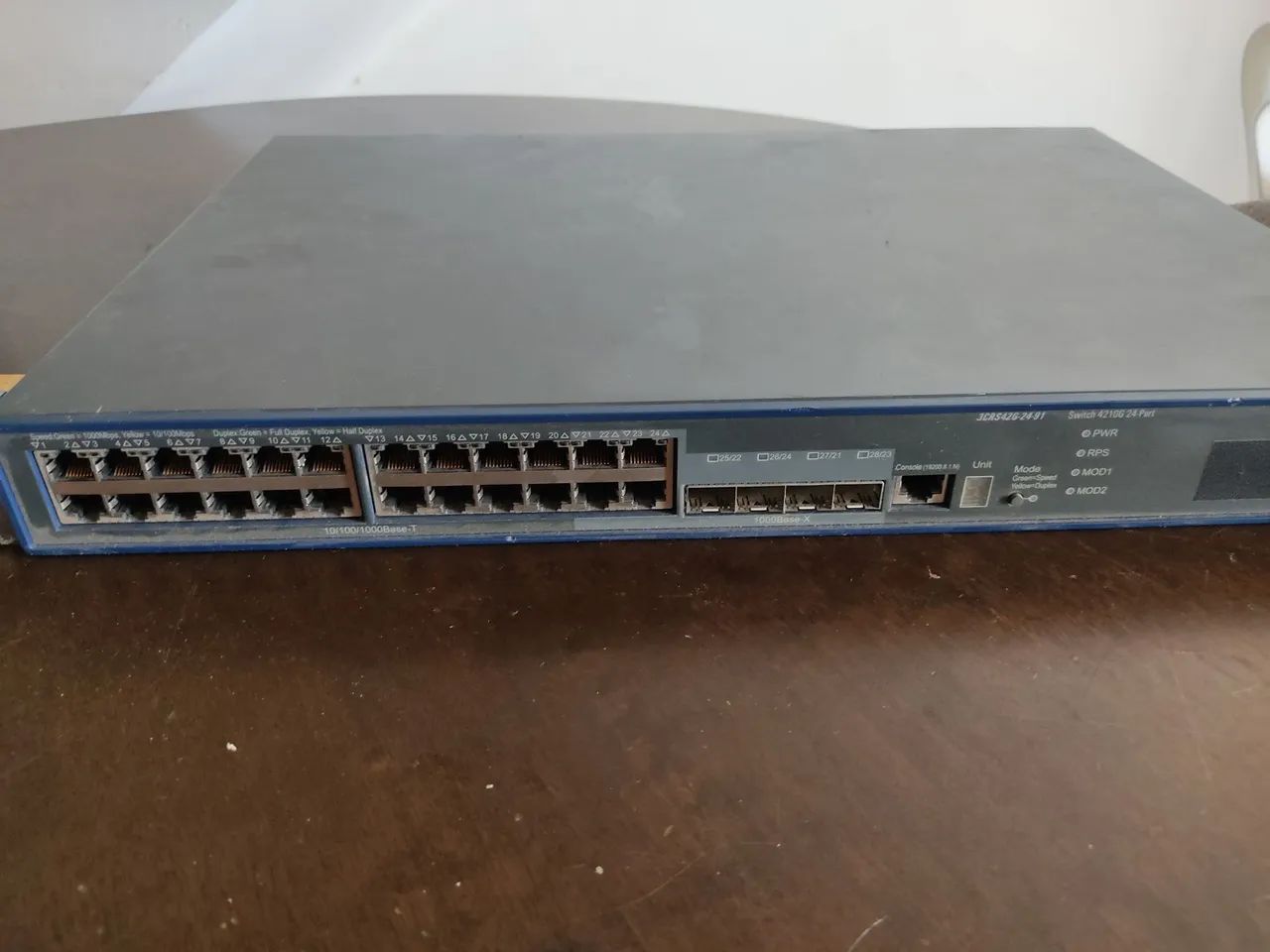 SWICT GIBABIT 3COM 4210G 24 PORTAS - Foto 2